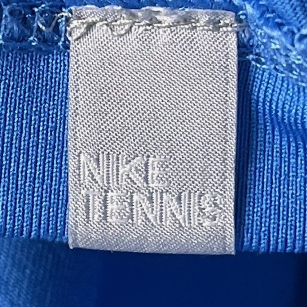 Nike Tennis Dri-Fit 3/4 Sleeve Stretch Top - Cerulean Blue - XL